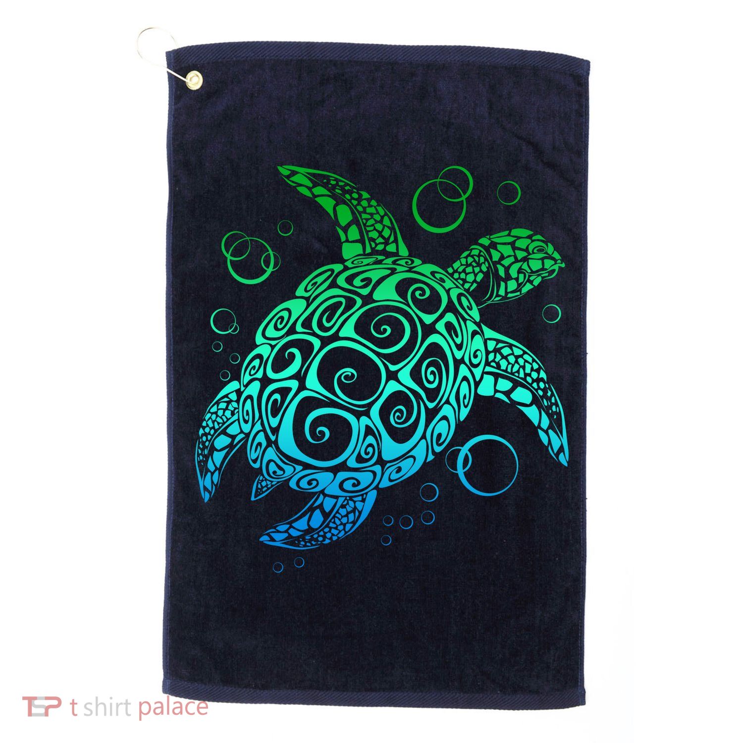 Sea Turtle Hawaiian Honu Long Golf Towel