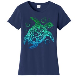 Sea Turtle Hawaiian Honu Long Women's T-Shirt