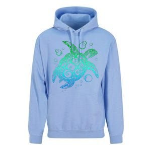 Sea Turtle Hawaiian Honu Long Unisex Surf Hoodie