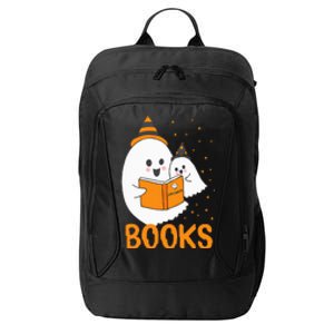 Spooky Tales Halloween Ghosts & Bookworms City Backpack