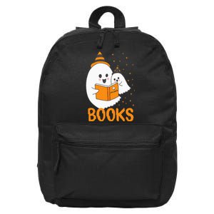 Spooky Tales Halloween Ghosts & Bookworms 16 in Basic Backpack