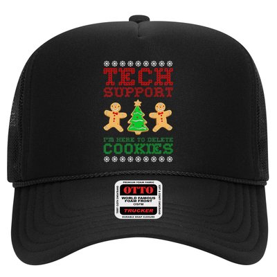 Support Tech Here To Delete Cookies Trucker Hat