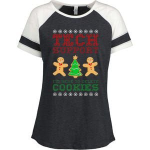 Support Tech Here To Delete Cookies Enza Ladies Jersey Colorblock Tee