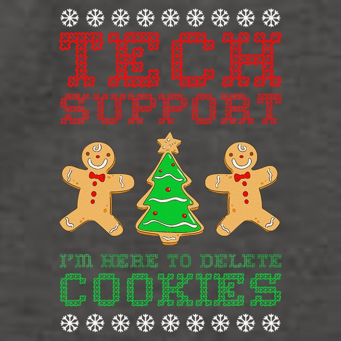 Support Tech Here To Delete Cookies Vector Backpack