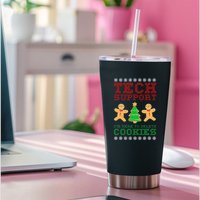 Support Tech Here To Delete Cookies Permanent Decal Sticker