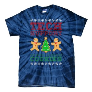 Support Tech Here To Delete Cookies Tie-Dye T-Shirt