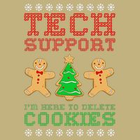 Support Tech Here To Delete Cookies Button