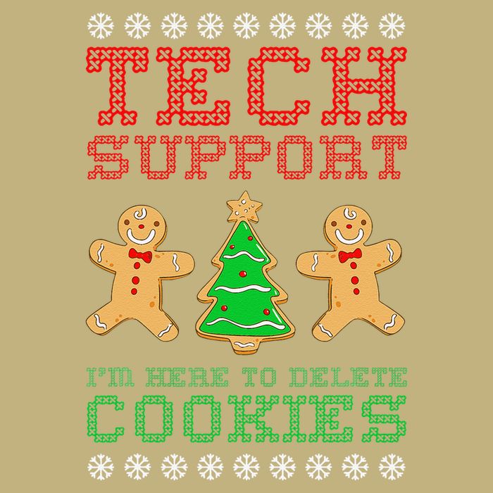 Support Tech Here To Delete Cookies Button