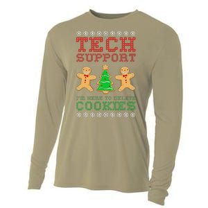 Support Tech Here To Delete Cookies Cooling Performance Long Sleeve Crew