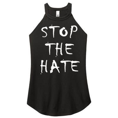 Stop The Hate Women’s Perfect Tri Rocker Tank