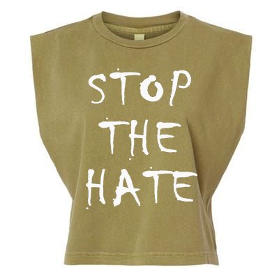 Stop The Hate Garment-Dyed Women's Muscle Tee