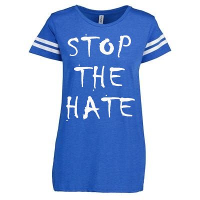 Stop The Hate Enza Ladies Jersey Football T-Shirt