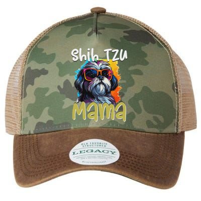Shih Tzu Hsi Shih Dog Pet Dog Breed Shih Tzu Mom Legacy Tie Dye Trucker Hat