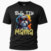 Shih Tzu Hsi Shih Dog Pet Dog Breed Shih Tzu Mom Cooling Performance Crew T-Shirt