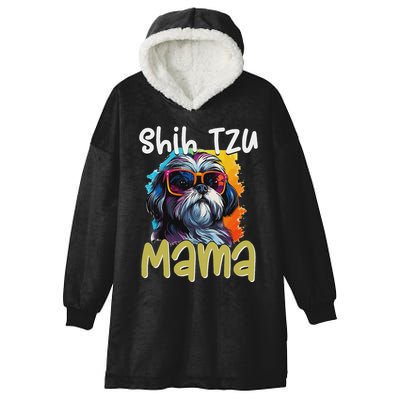 Shih Tzu Hsi Shih Dog Pet Dog Breed Shih Tzu Mom Hooded Wearable Blanket