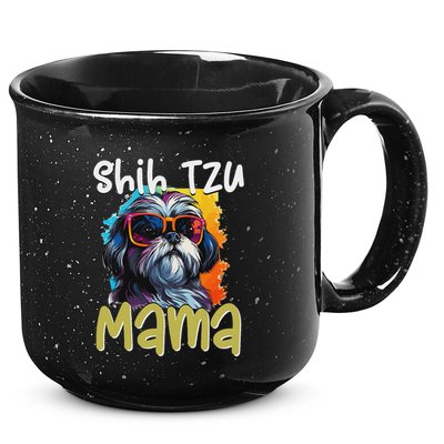 Shih Tzu Hsi Shih Dog Pet Dog Breed Shih Tzu Mom 15oz Campfire Ceramic Mug