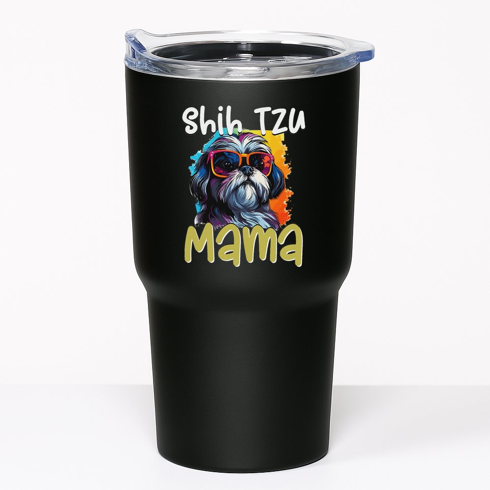Shih Tzu Hsi Shih Dog Pet Dog Breed Shih Tzu Mom Tumbler