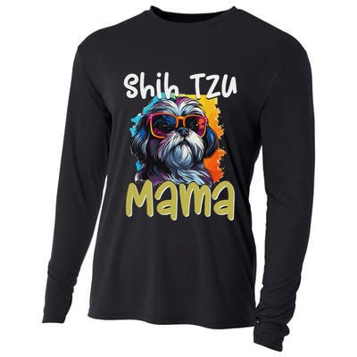 Shih Tzu Hsi Shih Dog Pet Dog Breed Shih Tzu Mom Cooling Performance Long Sleeve Crew
