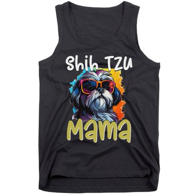 Shih Tzu Hsi Shih Dog Pet Dog Breed Shih Tzu Mom Tank Top