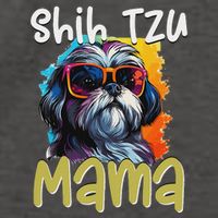 Shih Tzu Hsi Shih Dog Pet Dog Breed Shih Tzu Mom Vector Backpack