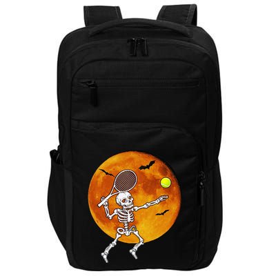 Skeleton Tennis Halloween Racket Ball Impact Tech Backpack
