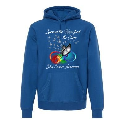 Spread The Hope Find The Cure Gift Premium Hoodie