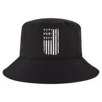 Shark Tooth Hunting American Flag Design For Fossil Hunter Cool Comfort Performance Bucket Hat