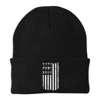 Shark Tooth Hunting American Flag Design For Fossil Hunter Beanie