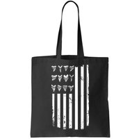 Shark Tooth Hunting American Flag Design For Fossil Hunter Bag