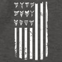 Shark Tooth Hunting American Flag Design For Fossil Hunter Vector Backpack