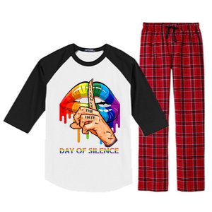 Silence The Hate Day Of Silence Let LGBT Signal Raglan Sleeve Pajama Set