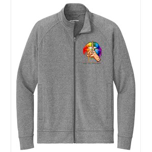 Silence The Hate Day Of Silence Let LGBT Signal Stretch Full-Zip Cadet Jacket