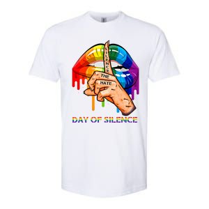 Silence The Hate Day Of Silence Let LGBT Signal Softstyle CVC T-Shirt