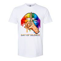 Silence The Hate Day Of Silence Let LGBT Signal Softstyle CVC T-Shirt