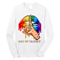 Silence The Hate Day Of Silence Let LGBT Signal Long Sleeve Shirt