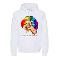 Silence The Hate Day Of Silence Let LGBT Signal Premium Hoodie