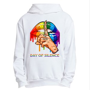 Silence The Hate Day Of Silence Let LGBT Signal Urban Pullover Hoodie