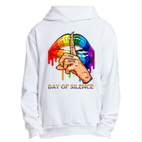 Silence The Hate Day Of Silence Let LGBT Signal Urban Pullover Hoodie