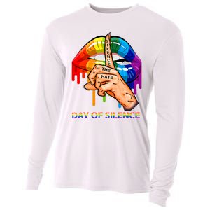 Silence The Hate Day Of Silence Let LGBT Signal Cooling Performance Long Sleeve Crew