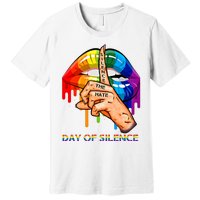 Silence The Hate Day Of Silence Let LGBT Signal Premium T-Shirt