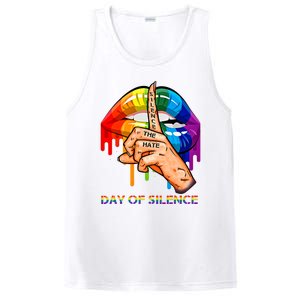 Silence The Hate Day Of Silence Let LGBT Signal PosiCharge Competitor Tank