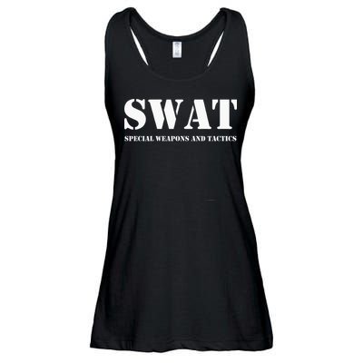 SWAT Team Hoodie Police Uniform Hoody Sweat Ladies Essential Flowy Tank