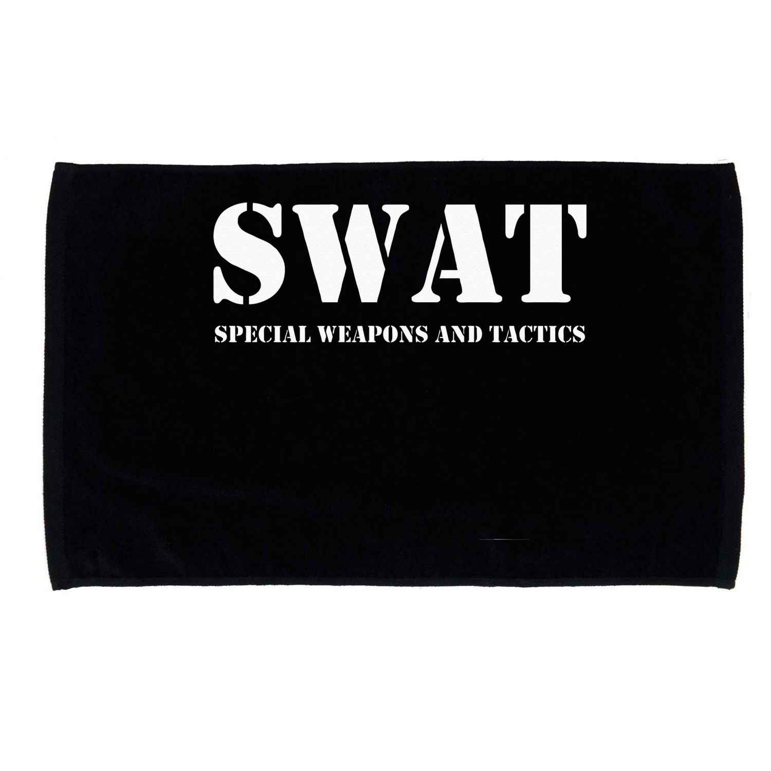 SWAT Team Hoodie Police Uniform Hoody Sweat Microfiber Hand Towel
