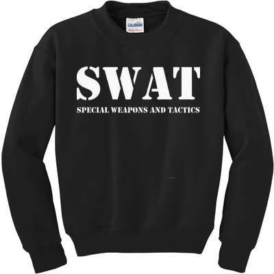 SWAT Team Hoodie Police Uniform Hoody Sweat Kids Sweatshirt
