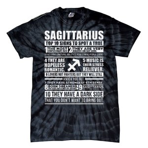 Sagittarius Traits Horoscope Zodiac Sign Gifts Tie-Dye T-Shirt