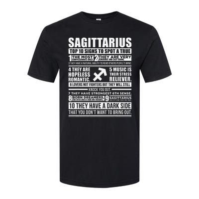 Sagittarius Traits Horoscope Zodiac Sign Gifts Softstyle® CVC T-Shirt