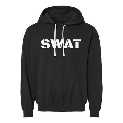 SWAT Team Halloween Costume Tactical Uniform Idea Garment-Dyed Fleece Hoodie