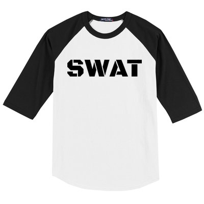 SWAT Team Halloween Costume Tactical Uniform Idea Baseball Sleeve Shirt