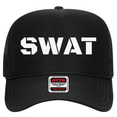 SWAT Team Halloween Costume Tactical Uniform Idea Trucker Hat