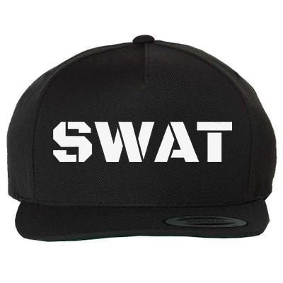 SWAT Team Halloween Costume Tactical Uniform Idea Wool Snapback Cap